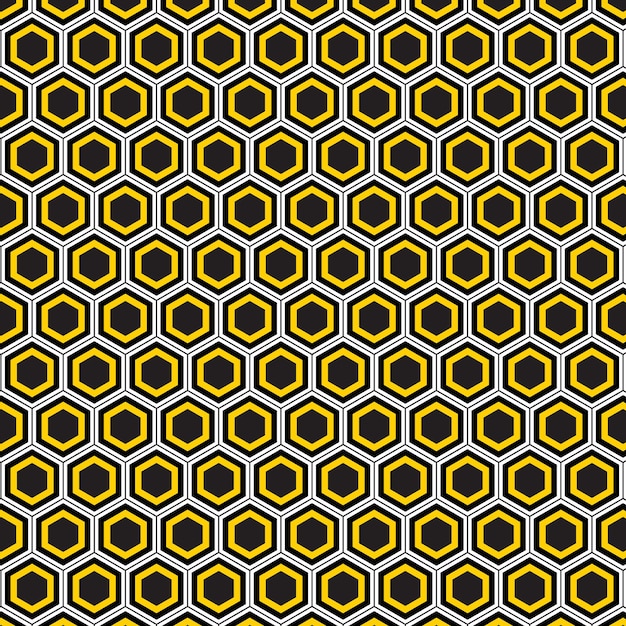 żółty i czarny geometryczny wzór na żółtym tle