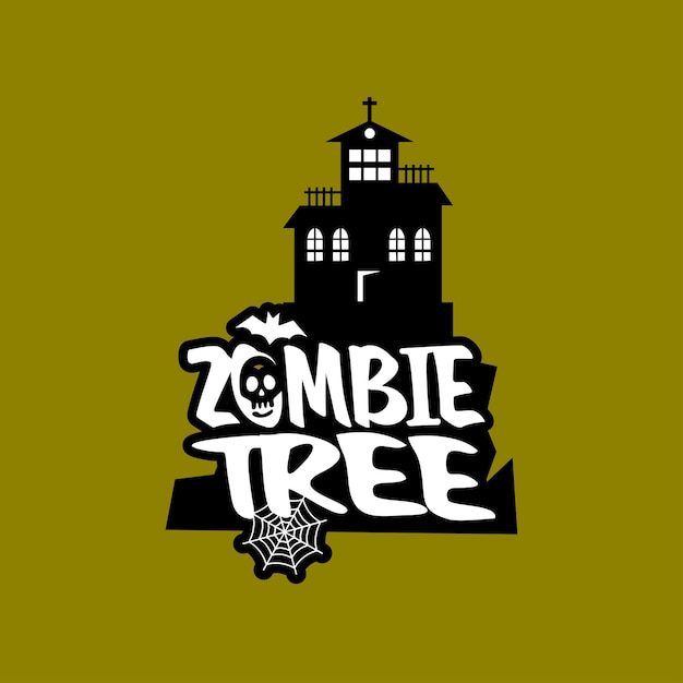 Zombie Party Typografia Wektor Wzór