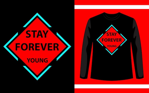 Zostań Na Zawsze Młody Projekt Koszulki
