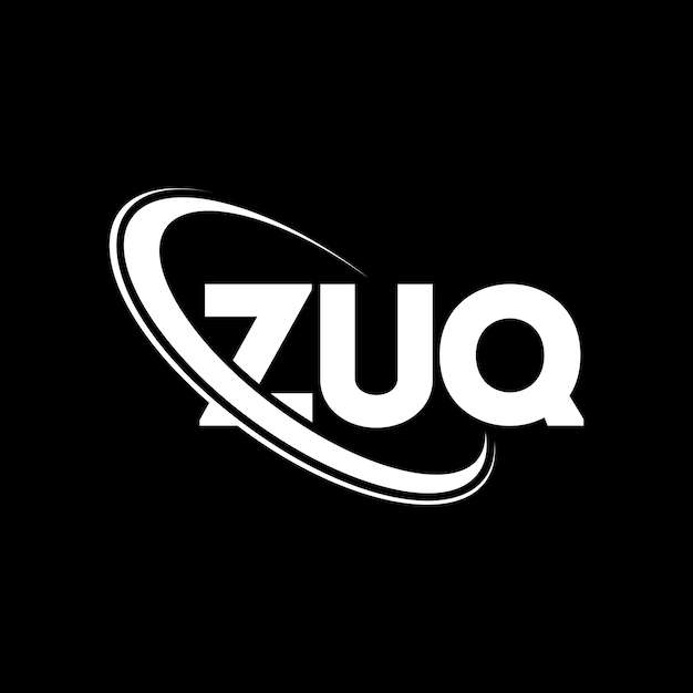 Zuq Logo Zuq Litera Zuq Marka Logo Inicjały Zuq Logo Połączone Z Okręgiem I Dużymi Literami Logo Monogram Zuq Typografia Dla Biznesu Technologicznego I Marki Nieruchomości