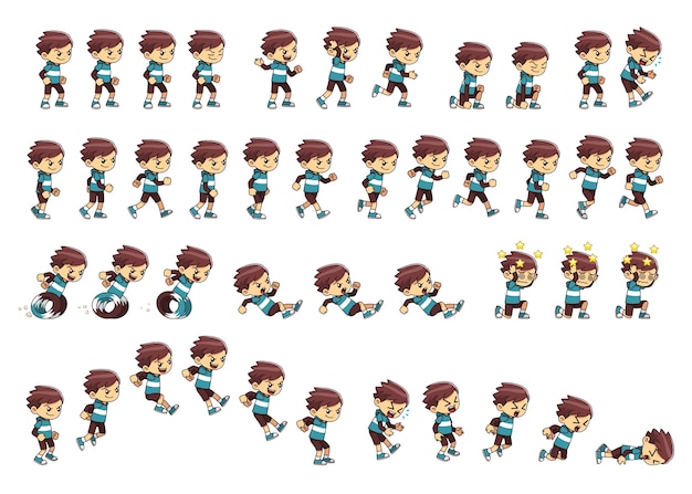 Zwariowane Boy Sprites Gry