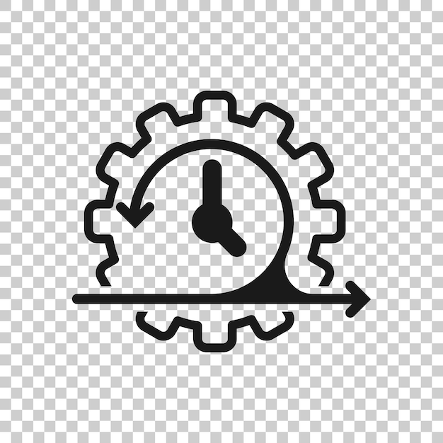 Plik wektorowy zwinna ikona w stylu płaski elastyczna ilustracja wektorowa na białym, odizolowanym tle koncepcja biznesowa cyklu strzałki