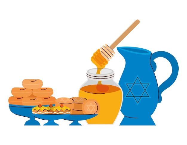 Plik wektorowy Żydowskie święto hanukkah