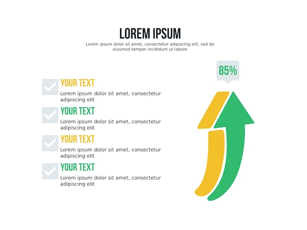 Zysk Marketingowy Tło Element Infographic I Statystyki