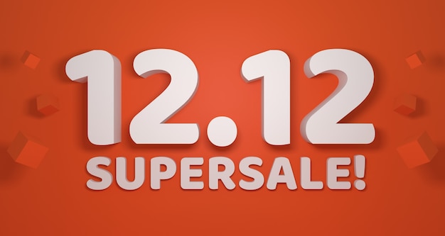 12 grudnia. 12.12 Baner Supersale