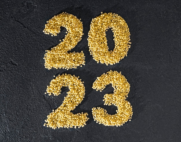 2023 rok z kaszą jaglaną Koncept Creative International Year of Millets