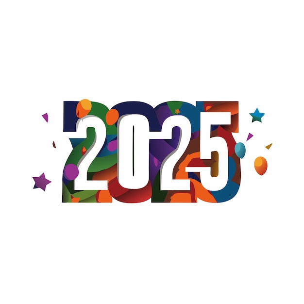 2025 typografia projektowanie wektorowe tekstu