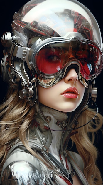 25-letnia kobieta artgerm sorayama waterhouse retrofuturyzm OMNI