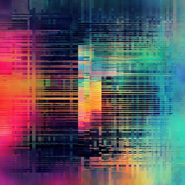 2d abstrakcyjny obraz cyfrowej teorii kolorów