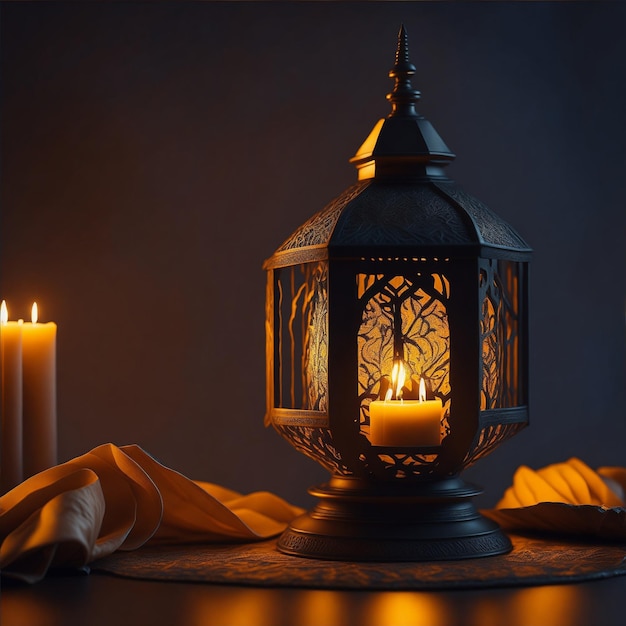 3D ARABIC LANTERN IMAGE CZARNY TERRON