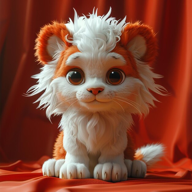 3D Cute Animal IIIustration