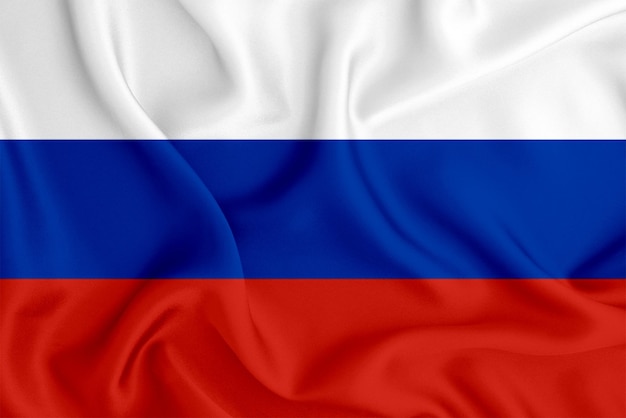 3d Flaga Rosji Macha Teksturą