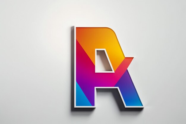 Zdjęcie 3d gradient letter design lettering typografia retro i komiksowy temat ilustracja wektorowa