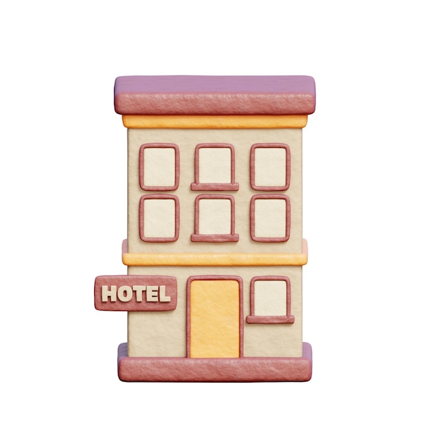 3D Hotel Podróże elementy turystyki Wakacje