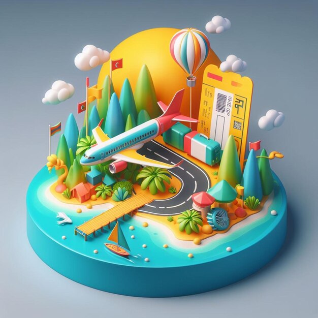 3D ilustracja szarego tła Malediwów