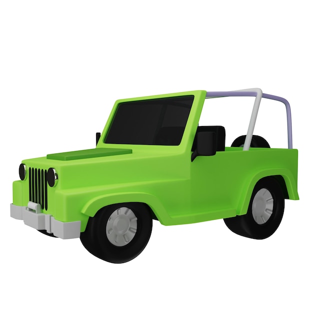 3d Jeep Ilustracja Projektu Zdjęcie