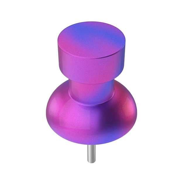 Zdjęcie 3d pin push pin 3d element