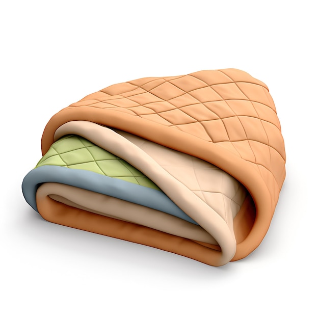 Zdjęcie 3d render beby blanket