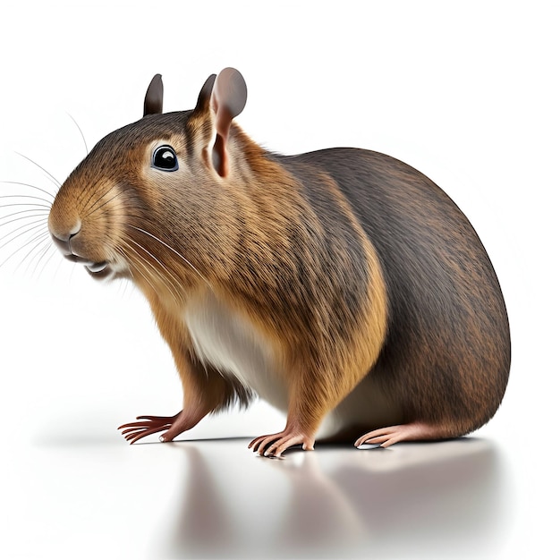 3d Rendering Agouti Animal AI Generative