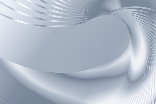 3D renderowane srebrno-biała abstrakcyjna linia tekstury tekstury tła