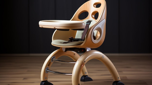 3D renderowane zdjęcie sofy i krzesła ustawione na prostym tle