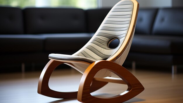 Zdjęcie 3d renderowane zdjęcie sofy i krzesła ustawione na prostym tle