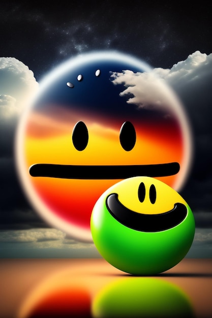 3d renderowanie emoji emocji zdjęcie