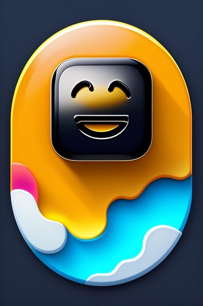 3d renderowanie emoji emocji zdjęcie