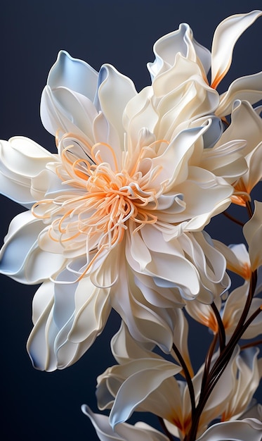 3D renderowanie pięknych kwiatów UHD tapeta