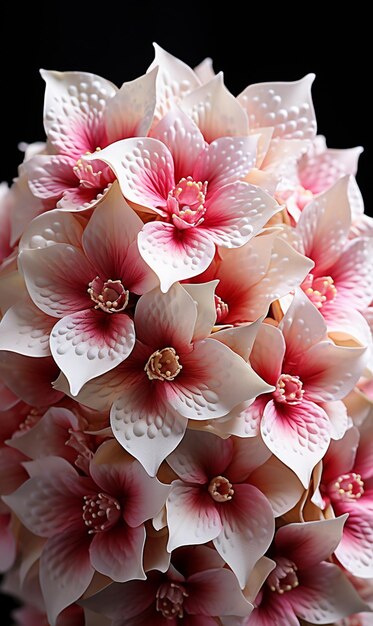 Zdjęcie 3d renderowanie pięknych kwiatów uhd tapeta