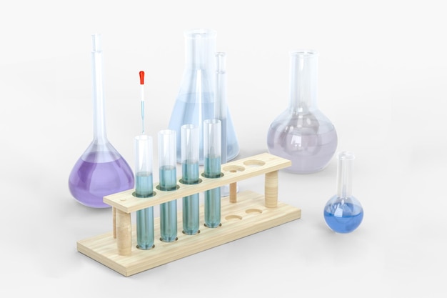 3D renderowanie sprzętu laboratoryjnego biotechnologicznego