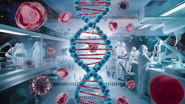 3d wiązka DNA
