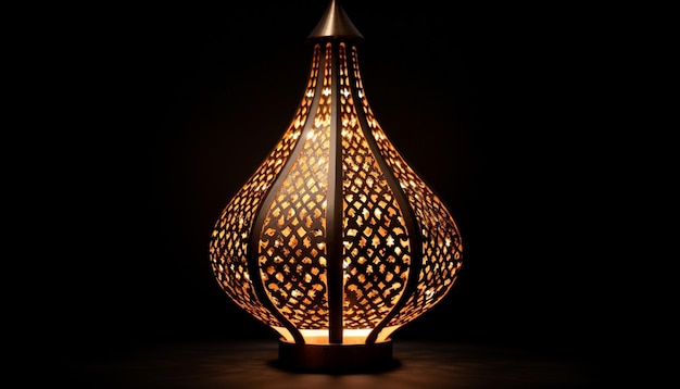 Zdjęcie 3d wizualizacja minimalistycznej pakistańskiej latarni