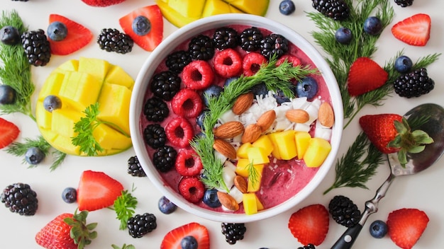 4K Photograph Capture Overhead Shot of Dessert (Fotografowanie deseru z góry)