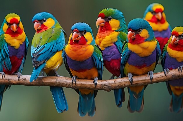 8k jakości kolorowych ptaków 10