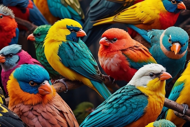 8k jakości kolorowych ptaków 9