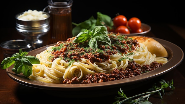 A_delicious_plate_of_spaghetti_bolognese_with_a_rich_and