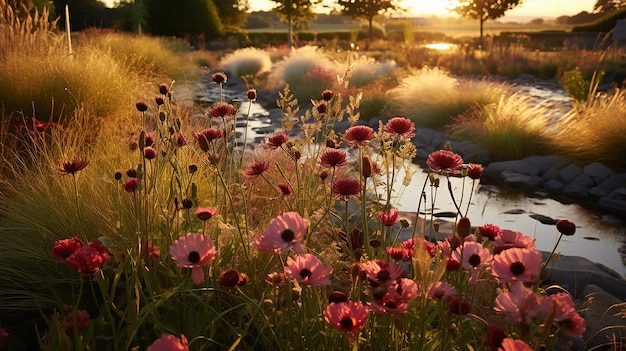 a_garden_by_Piet_Oudolf_TIME_OF_DAY_sunset