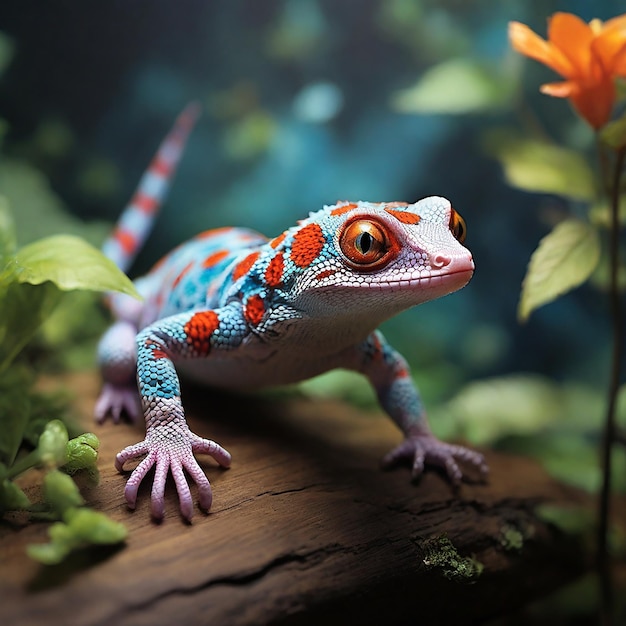 A Geckos Tale ai wygenerowany