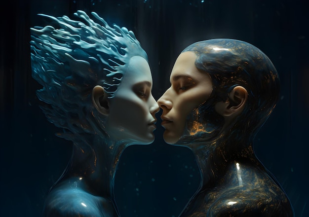 Zdjęcie a_man_and_woman_underwater