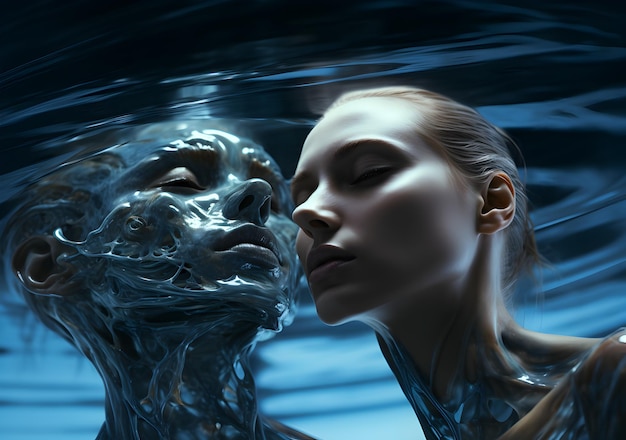 Zdjęcie a_man_and_woman_underwater