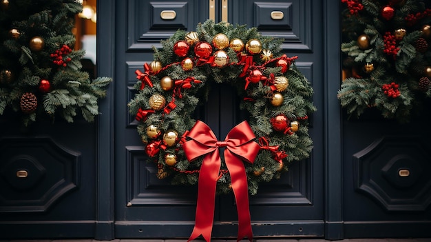 A_photo_of_a_beautifully_decorated_Christmas_wreath_with