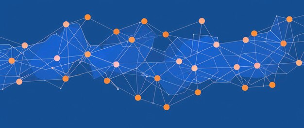 Zdjęcie a simple graphic of the network grid pattern used in machine learning