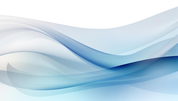 Zdjęcie abstrakcja fali niebieskiej płynna ilustracja nowoczesnego projektowania i ruchu na białym tle