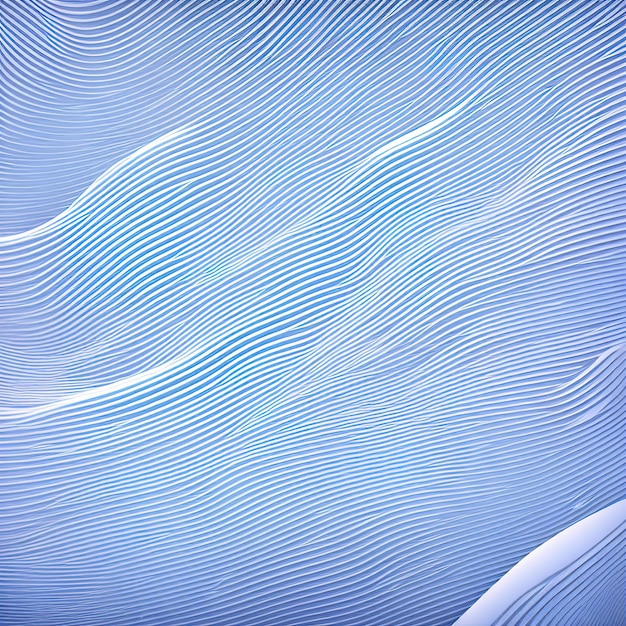 Abstrakcjonistyczna biała fala tło 3d ilustracja