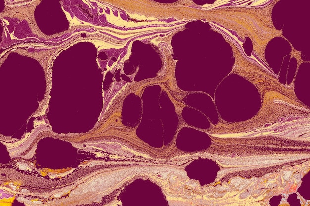 Abstrakcjonistyczna kreatywnie marmurowa deseniowa tekstura Tradycyjna sztuka Ebru marmurkowanie