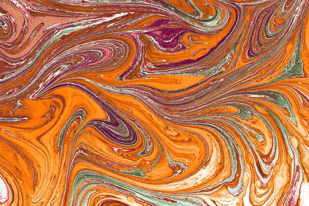 Abstrakcjonistyczna kreatywnie marmurowa deseniowa tekstura Tradycyjna sztuka Ebru marmurkowanie