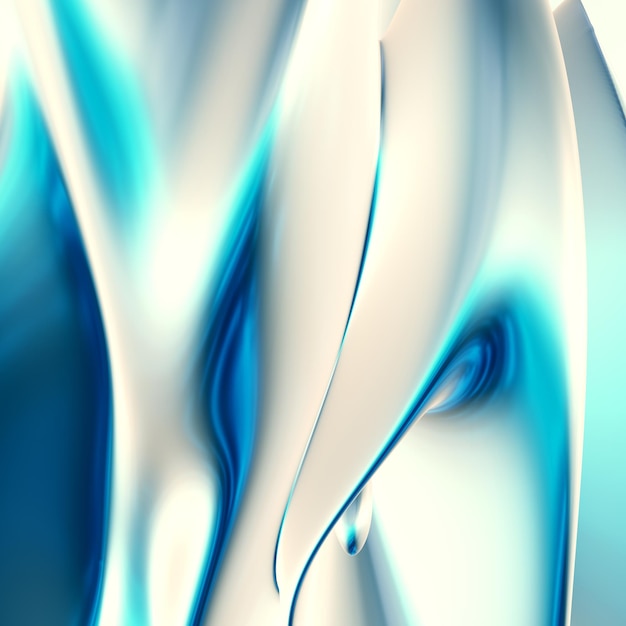 Abstrakcjonistyczna niebiesko-biała tekstura tła w renderowaniu 3d dla koncepcji plakatów