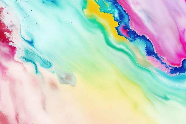 Abstrakcjonistyczna tło tekstura malachitowy marmur splatter kolor generatywny ai