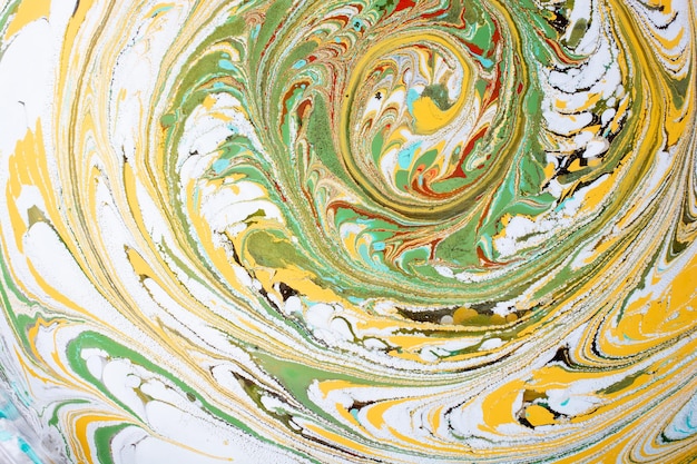 Abstrakcjonistyczna tło tekstura z Ebru marmurkowym obrazem withkwiatowymi wzorami